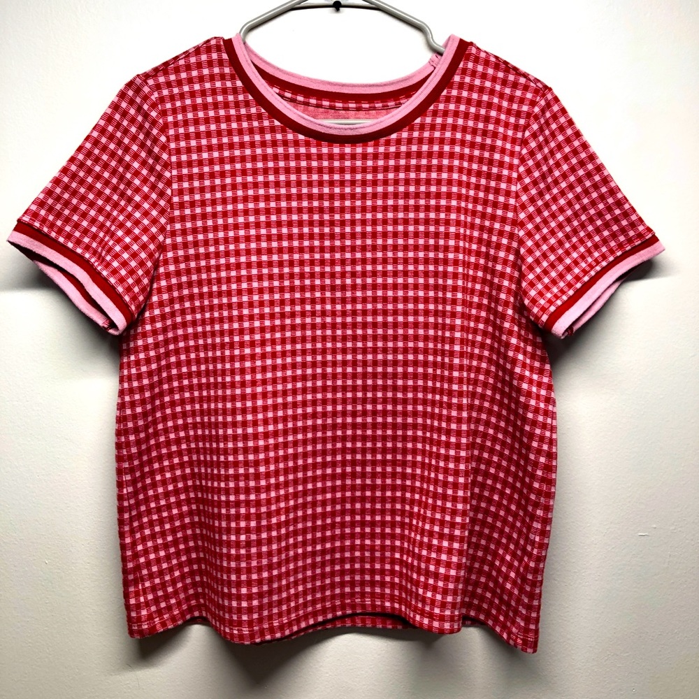 Maeve by Anthropology Boxy Gingham